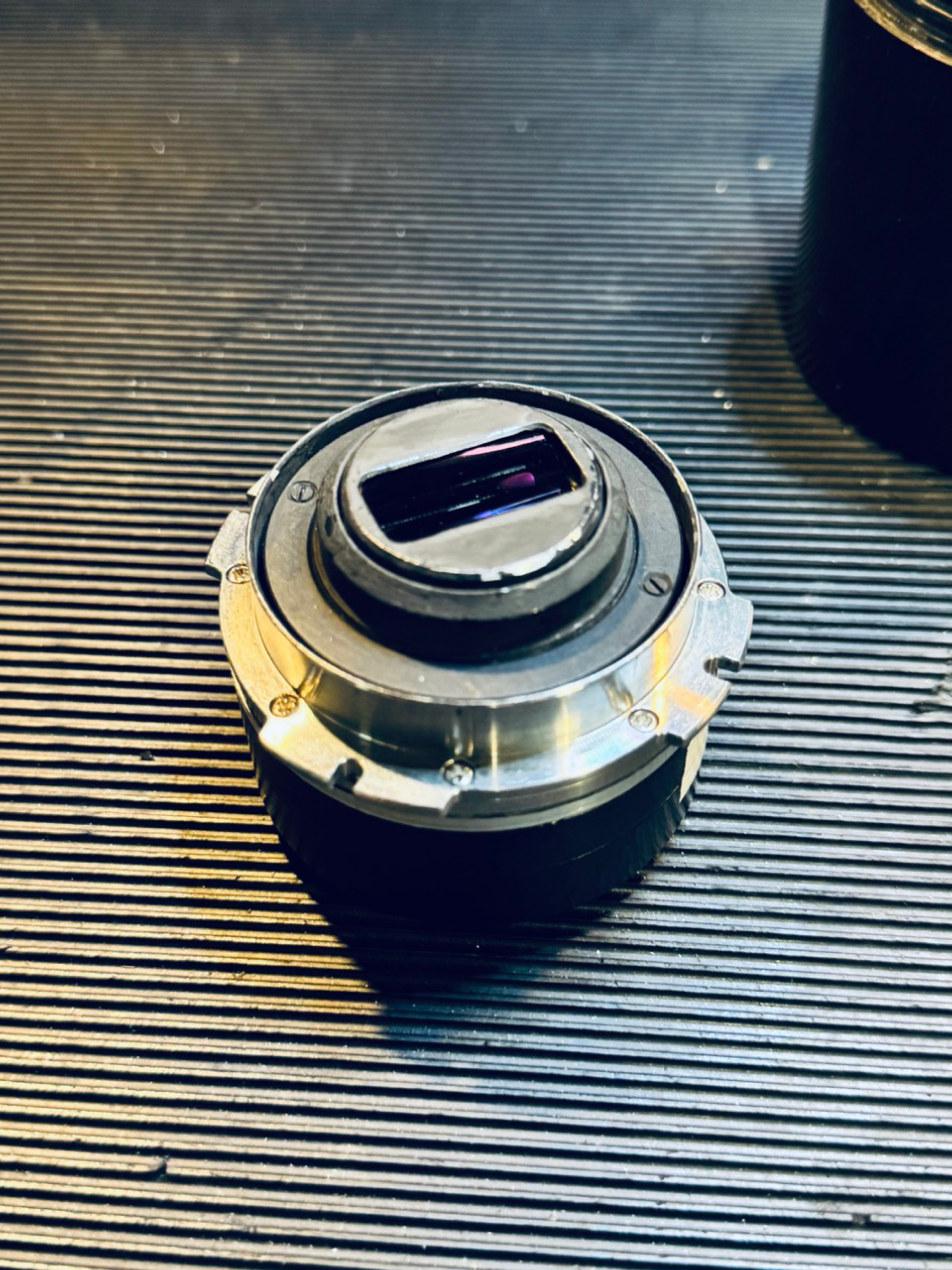 Lomo 20-120 with rear anamorphic adaptor with stainless steel PL mounts and parfocal
