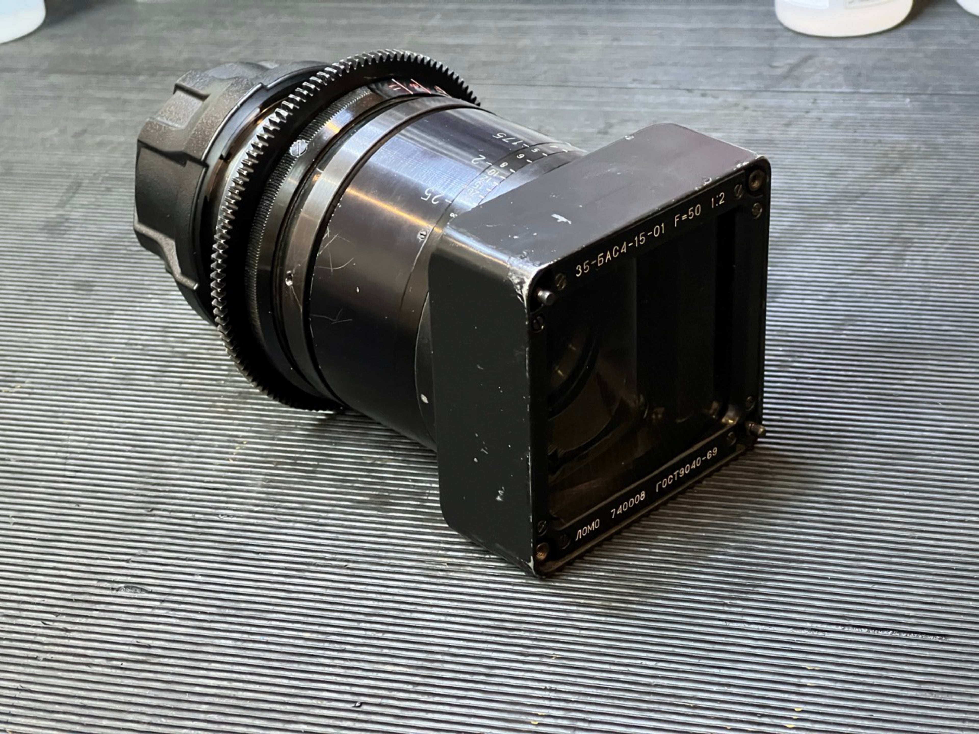 Super Rare Lomo Square Front Anamorphic Kit / Stainless steel PL Mounts