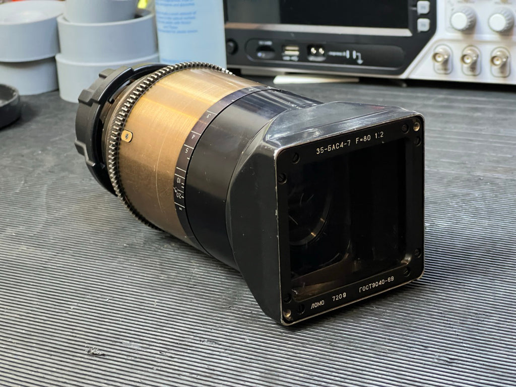 Super Rare Lomo Square Front Anamorphic Kit / Stainless steel PL Mounts