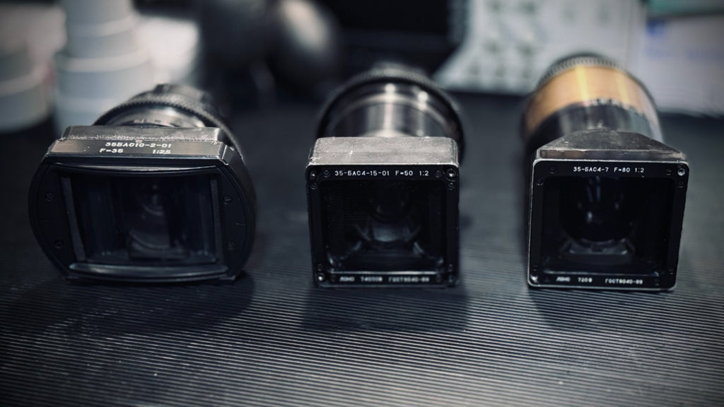 Super Rare Lomo Square Front Anamorphic Kit / Stainless steel PL Mounts
