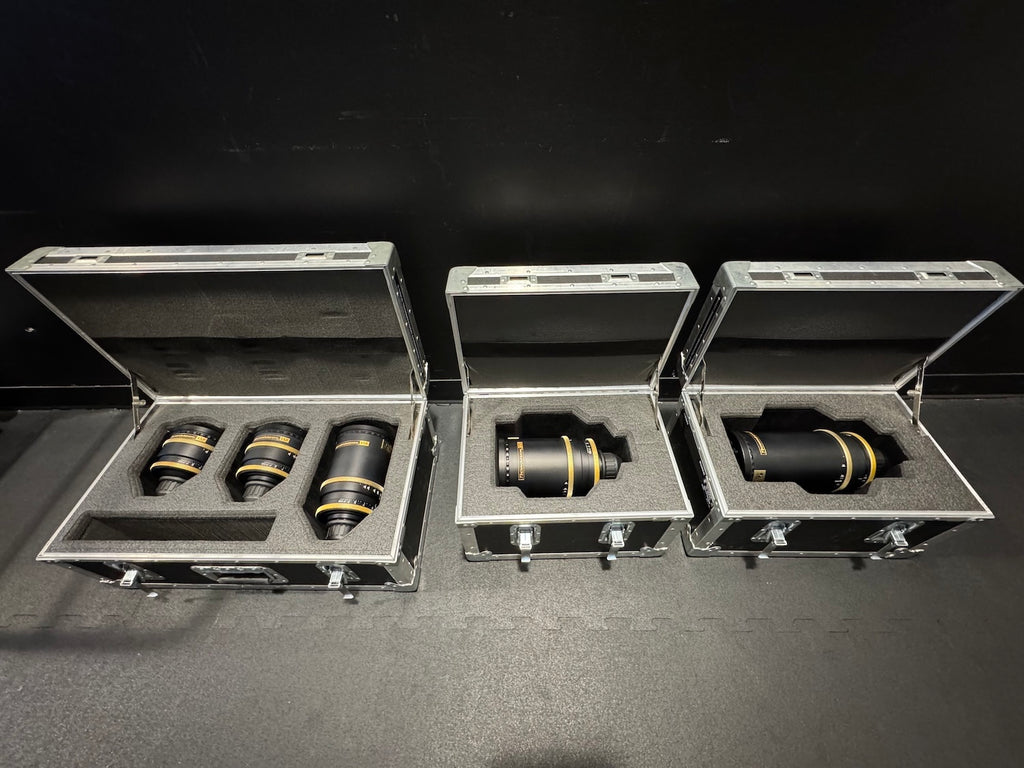 P+S Technovision 1.5x Anamorhic Full set of Prime Lenses, rare and in beautiful Condition