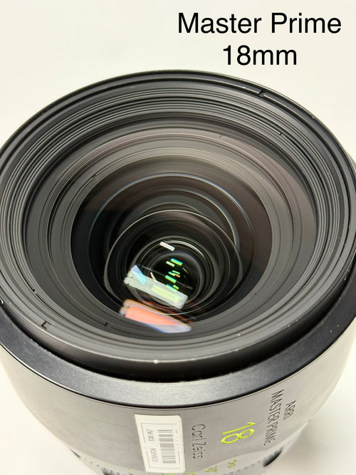 ARRI/ZEISS Master Prime 9-Lens Set - Exceptional Condition.